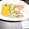 ぱぷりか♪'s cooksnap of when they made こどもの日に☆簡単こいのぼり寿司.