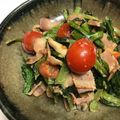 コグマ！'s cooksnap of when they made 小松菜＆ベーコンのバターガーリックソテー.