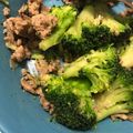 やんしゅ's cooksnap of when they made あまりもの肉味噌とブロッコリーのマヨ炒め.