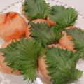よかにせ's cooksnap of when they made とろ〜りチーズの明太子いももち＊大葉まき.