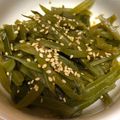 chihal's cooksnap of when they made ＜箸休め＞めかぶのきんぴら.