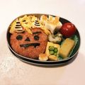 まぁ⁂'s cooksnap of when they made 節分鬼ギリ♪おにぎり覚書キャラ弁.