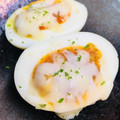 島子☆'s cooksnap of when they made ゆで卵のチーズ柚子胡椒焼き.