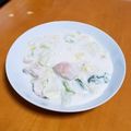 クックZYMNMA☆'s cooksnap of when they made フライパンで簡単！白菜と鶏のクリーム煮♡.
