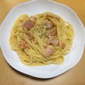ゆう♫＊。's cooksnap of when they made 全卵＆牛乳で！ダマなし濃厚カルボナーラ.