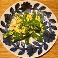 ボブナナ's cooksnap of when they made スナップえんどうの玉子炒め.