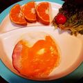 すみま～る's cooksnap of when they made ハム目玉焼き☆.