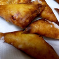 VanDyke's cooksnap of when they made むきエビで簡単☆エビの三角春巻き.