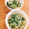 mikko6's cooksnap of when they made *シンプルなほうれん草とじゃこの炒飯*.