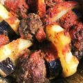 クック133ZHE☆'s cooksnap of when they made ナスとじゃがいものハンバーグ◆トルコ料理.