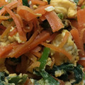ねこぱっぱ's cooksnap of when they made 小松菜とにんじんのたまご炒め.