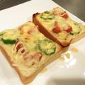 mayuyuキッチン's cooksnap of when they made 簡単でボリューミー☆チーズトースト.