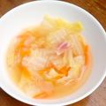 ケンチャナヨ～'s cooksnap of when they made 朝食に！白菜とベーコンのあっさりスープ.
