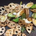 ☆アチャコ's cooksnap of when they made 親鳥と蓮根のにんにく醤油炒め.