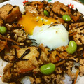 Akosua's cooksnap of when they made 厚揚げとひじきの鶏そぼろ煮.