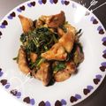 K0A9O0R8U♪'s cooksnap of when they made 鶏胸肉とほうれん草のピリ辛炒め.