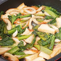 ｶｯﾊﾟ。's cooksnap of when they made 小松菜ちくわ厚揚げのさっと煮.