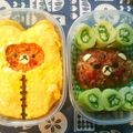 natsu＊haru's cooksnap of when they made 寝袋リラックマオムライス&コリラックマ.