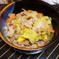 クックQFZE19☆'s cooksnap of when they made 白菜と牛肉の味噌煮込み.