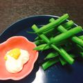 のんべぇヒロ's cooksnap of when they made いんげんジェンガ.