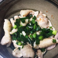 SIGUEL's cooksnap of when they made 残った鶏皮で！鶏皮の湯引き・ポン酢かけ♪.