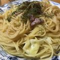 えどぢろ's cooksnap of when they made イカの塩辛のスパゲッティ♪.