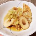 ももこめ's cooksnap of when they made ☆ほっとする味♪白菜とちくわの煮浸し☆.