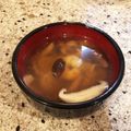 たもたんせなたん's cooksnap of when they made なめこと海老のきのこ たっぷりなお吸い物.