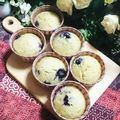 虹色♪︎ちゅーりっぷ's cooksnap of when they made ブルーベリー＆バナナマフィン.