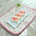 ☆☆moka☆☆'s cooksnap of when they made 生クリーム入り♪　いちごと牛乳の寒天.