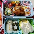 ハッピーキティママ's cooksnap of when they made クリスマス 雪だるま弁当 幼稚園.