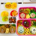 めい☆せい's cooksnap of when they made ディズニー☆モンスターズインクのキャラ弁.