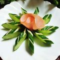 虹色♪︎ちゅーりっぷ's cooksnap of when they made おつまみに～♬カラフルなしましまキュウリ.