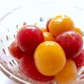 hiroerico's cooksnap of when they made デザート感覚♪ミニトマトの蜂蜜レモン漬け.