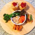 yesmama's cooksnap of when they made 肉巻きオムピカタライス.