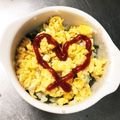 くじらがーる's cooksnap of when they made 豆腐で卵をかさ増し！ヘルシーオムライス.
