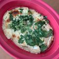 クック2JWD2O☆'s cooksnap of when they made 春菊とお揚げの簡単♪和風豆腐グラタン.