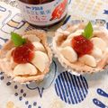 しゅい6's cooksnap of when they made 計量不要＊マシュマロカップのジャムタルト.