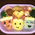 クックP5NODF☆'s cooksnap of when they made 簡単！キャラ弁☆節分☆子鬼ちゃん弁当.