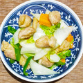 たかはらあゆむ's cooksnap of when they made 鶏もも肉と白菜のとろ～り塩炒め.