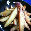 watyami's cooksnap of when they made シンプル♪さつまいものきんぴら.