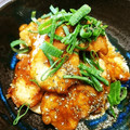 snow☆fire's cooksnap of when they made 簡単！鶏むね肉の ソースマヨ 青海苔焼き.