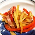 khay's cooksnap of when they made パプリカとじゃがいものオイスター炒め.