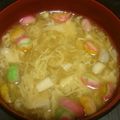 クック1UVD92☆'s cooksnap of when they made 卵入り あんかけ豆腐汁 お吸い物.