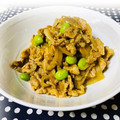 よっⓒ犬's cooksnap of when they made 豚肉の白だしカレー炒め.