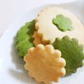 あいすぶるー's cooksnap of when they made 抹茶の米粉クッキー.