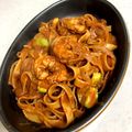 Joieyu's cooksnap of when they made エビの殻で！エビトマトクリームパスタ♪.