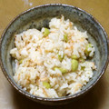 明るい食卓's cooksnap of when they made 桜えびと三つ葉の炊き込みご飯.