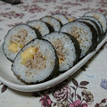 まっつんT's cooksnap of when they made 豚の生姜焼き太巻き.