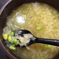 nyaと未就学児3人's cooksnap of when they made たまねぎと枝豆のコンソメスープ.